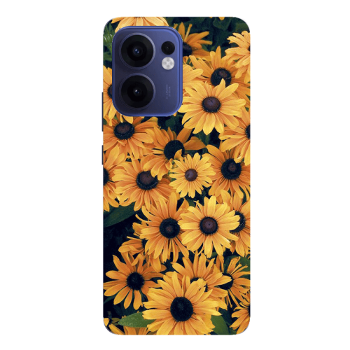 Oppo Reno13 FS Daisy Transparent Silicone TPU Θήκη